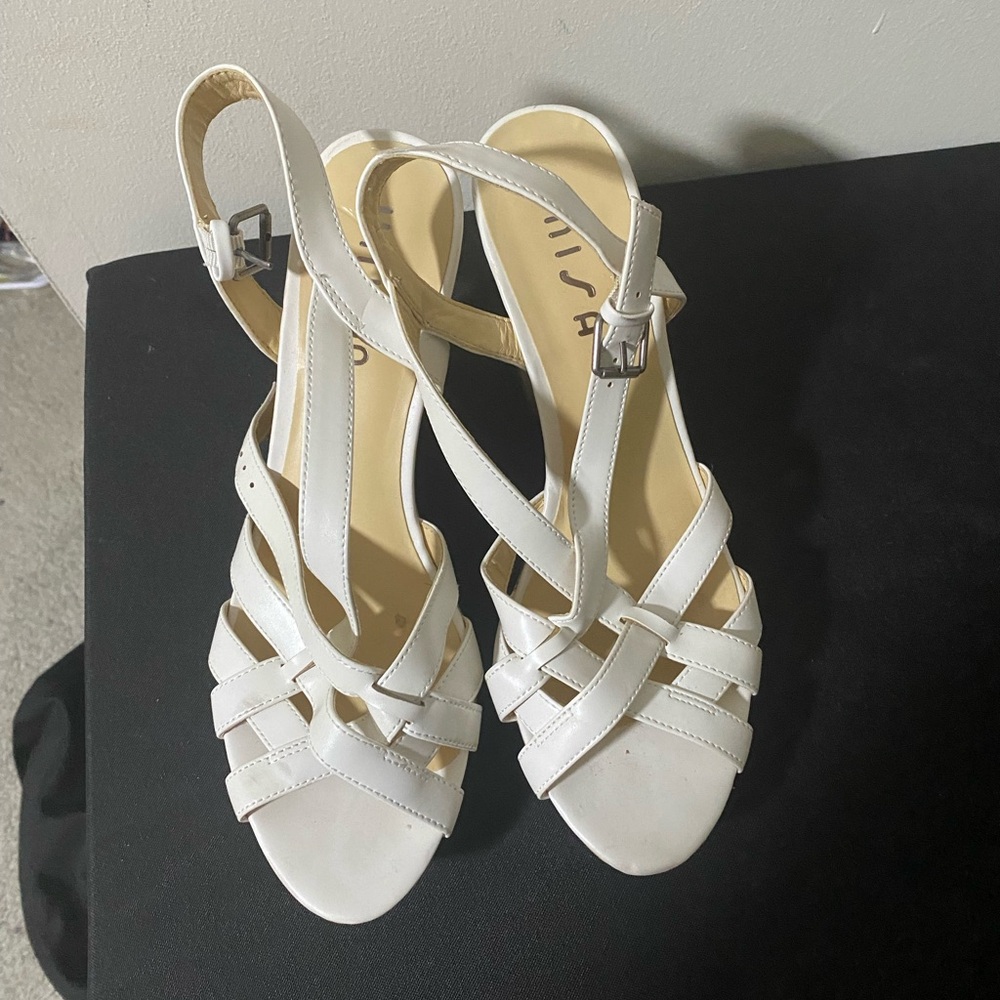 Unisa White Strappy Sandals